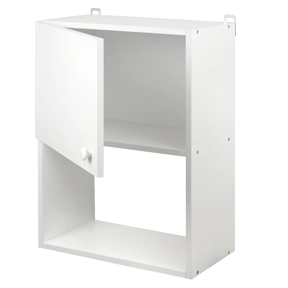 Шкаф навесной Бэлла Аква 68x50 см ЛДСП цвет белый Santreyd STLM-2192593 - Вид №1