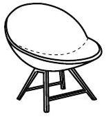 Meridiani Кресло с тканевой обивкой Jo & jill sun-id-1435673 - Вид №5