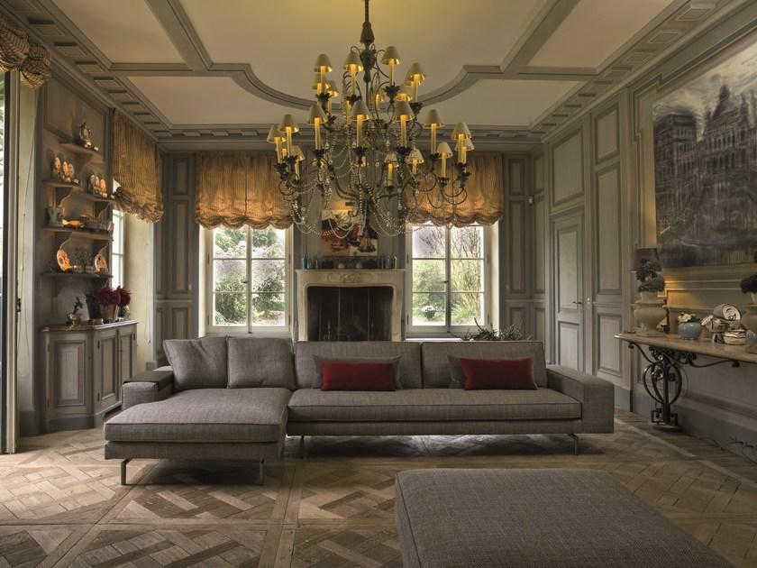 Verzelloni Секционный диван со съемным чехлом из ткани Irving sun-id-1496718 - Вид №3