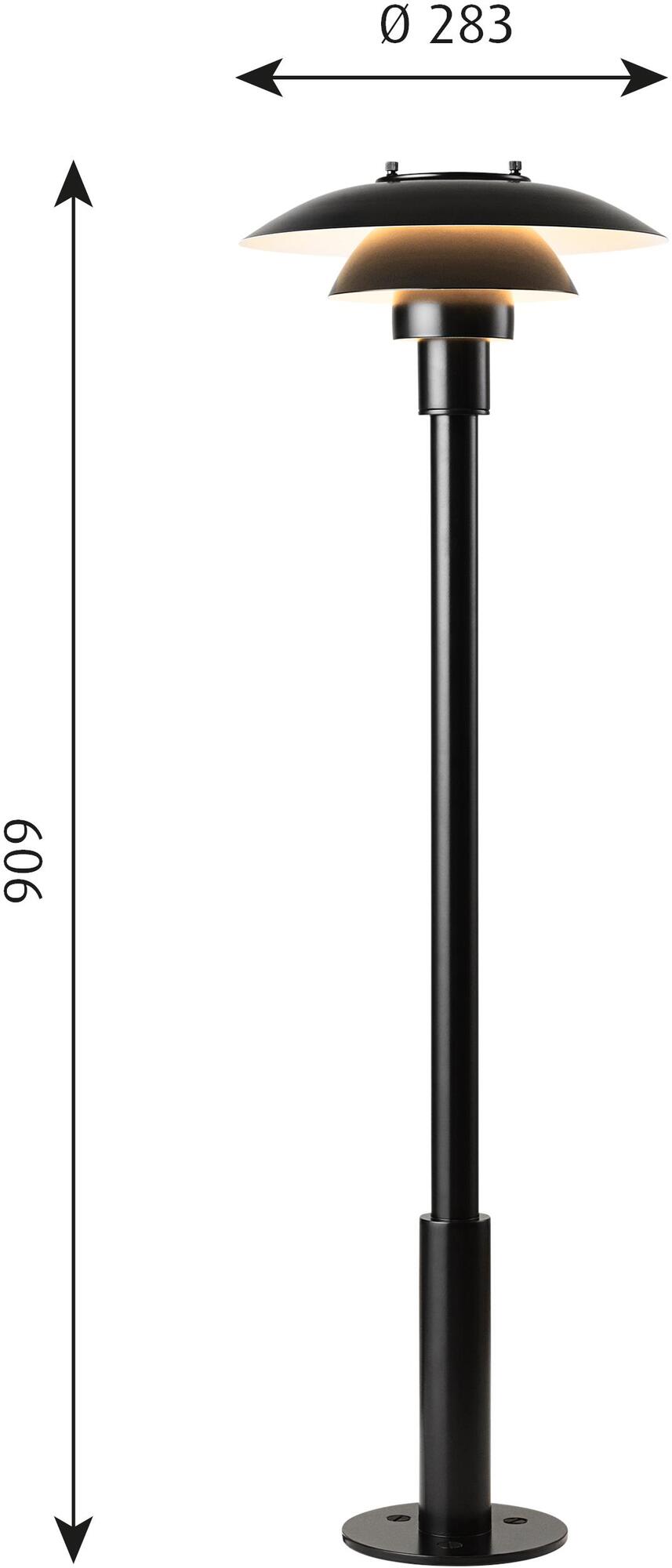 Louis Poulsen Столбик из нержавеющей стали и стекла Ph sun-id-1395071 - Вид №1