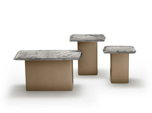 Стеклянный журнальный столик для гостиной