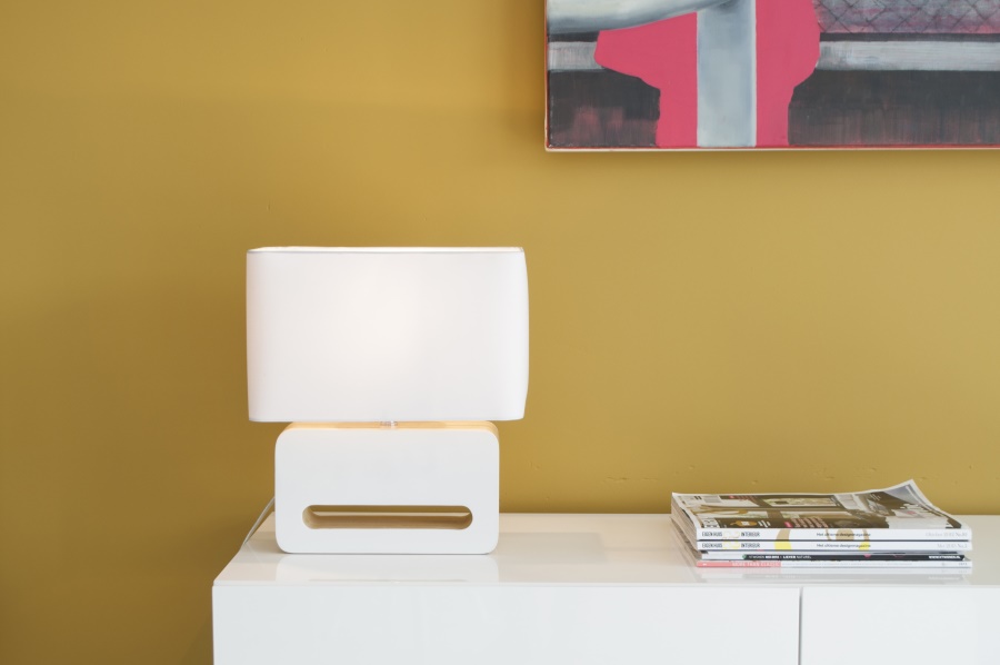 Лампа настольная Wood, белая Zuiver 5000803 - Вид №2