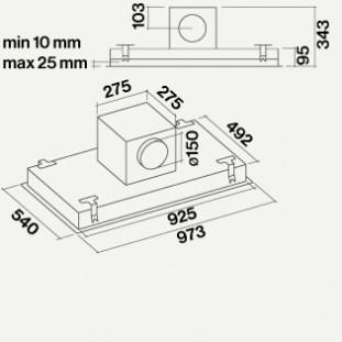 Falmec Потолочная вытяжка из нержавеющей стали Design+ sun-id-1456820 - Вид №18
