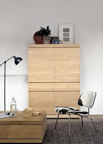 Ethnicraft Комод из массива дуба с дверцами и ящиками Oak burger 51396 - Вид №3