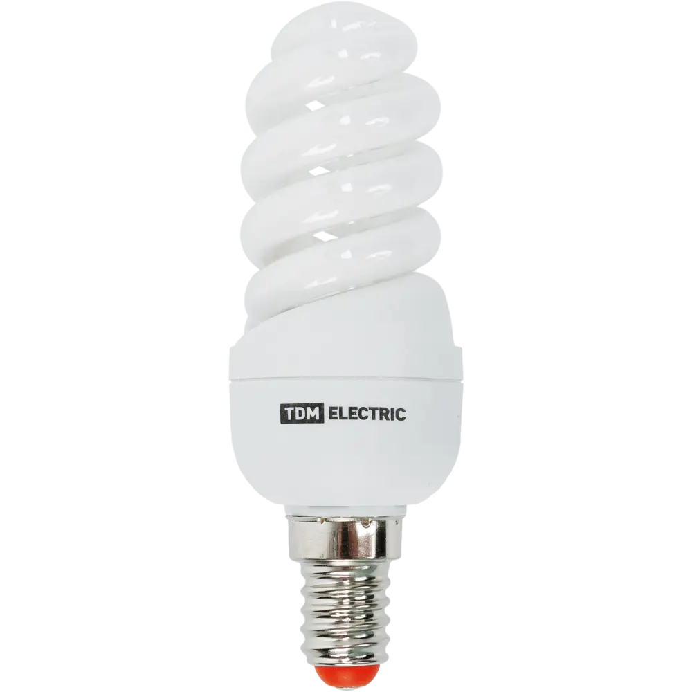 Лампа энергосберегающая E14 230 В 11 Вт спираль 3.3 м² свет тёплый белый TDM ELECTRIC STLM-2028274