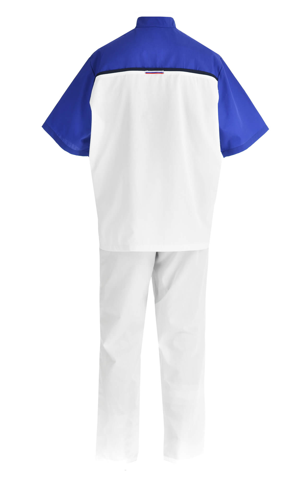 61952 Костюм "Лидер" белый василек  Медицинская одежда  размер 64-66/170-176 Спецодежда  - Вид №3