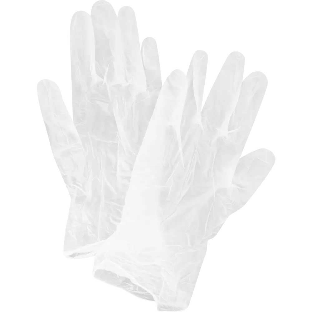 B&B BRIGHT.BALANCED - Виниловые перчатки для защиты рук, размер M, 5 пар 84505693 STLM-0050742