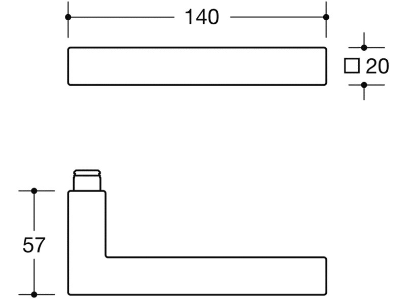 100XAH02.1A0 Модель свободного занятого набора 101x HEWI Beschläge für Innentüren  - Вид №3