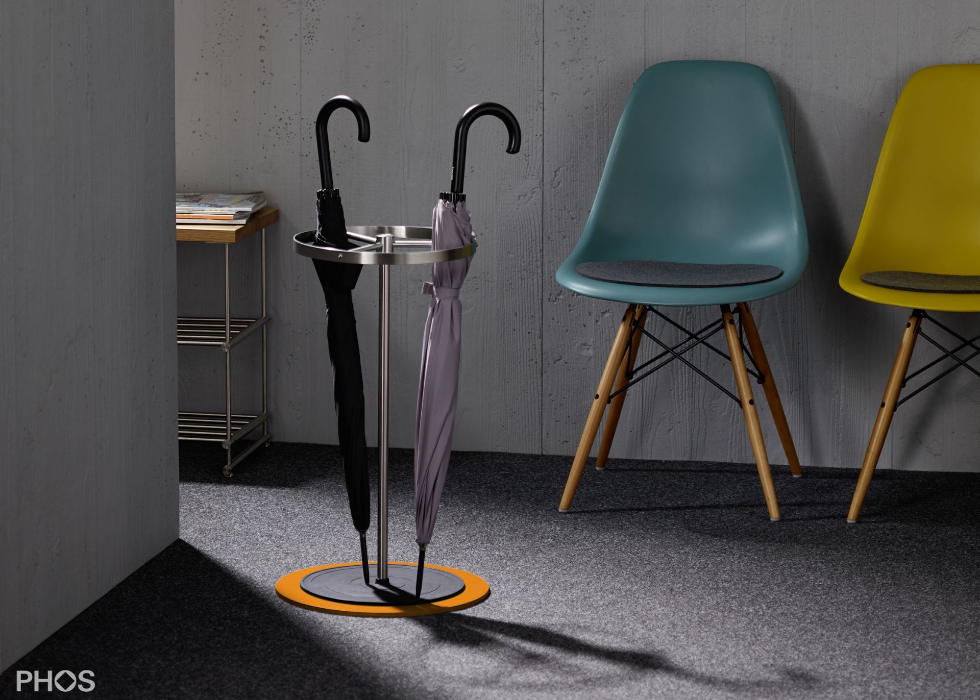 SST-BPO Подставка для зонтов anselma, основание: оранжевое. PHOS  - Вид №1