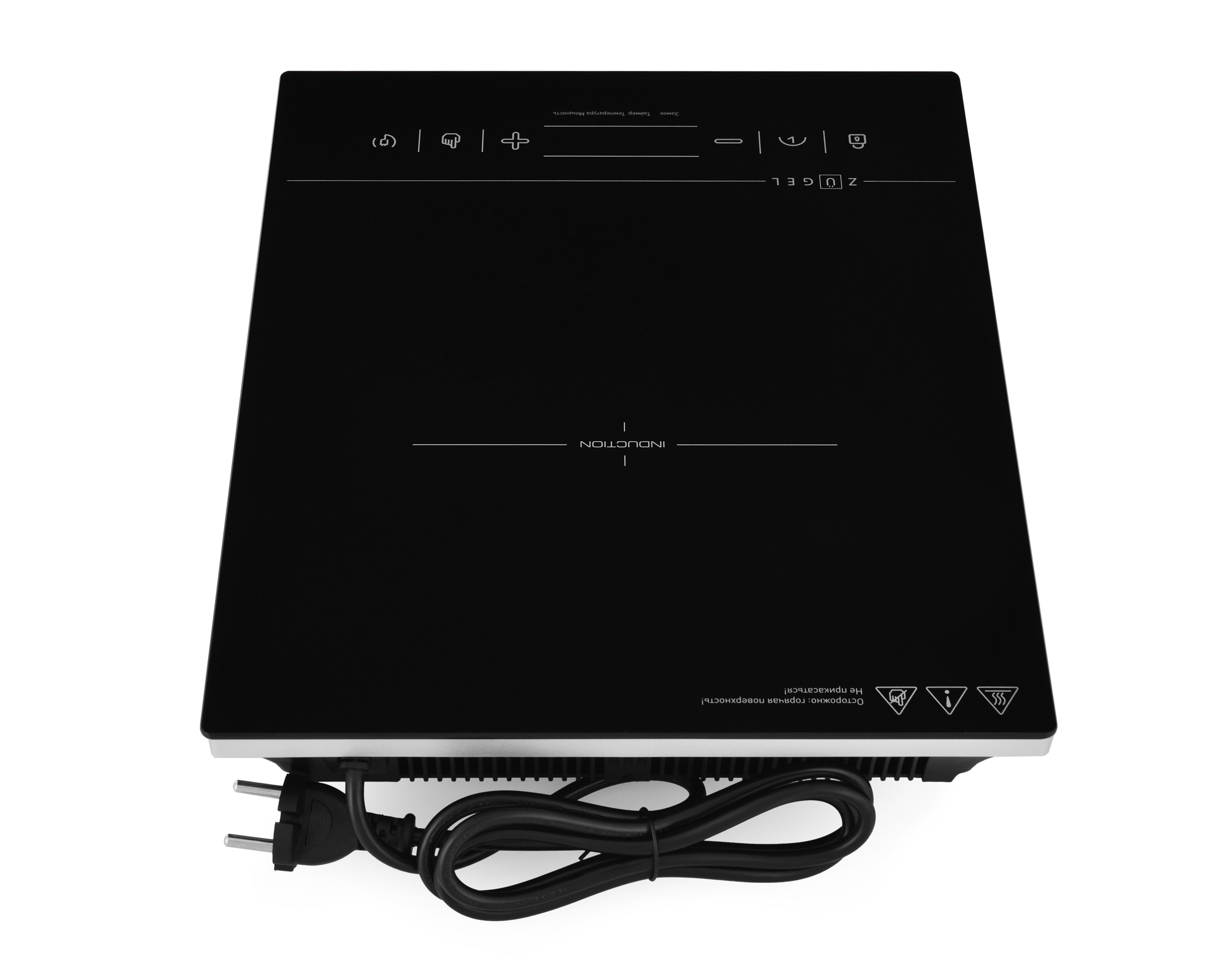 9979554 Плита компактная электрическая ZUGEL ZIHF61B черный STDN-0077635 - Вид №7