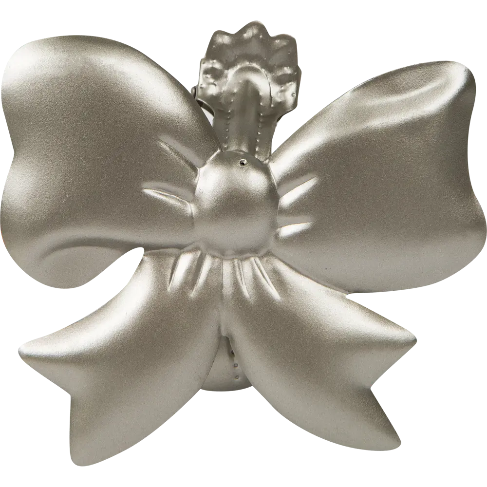 Клипса «Бантик» металл цвет хром Santreyd STLM-2160978