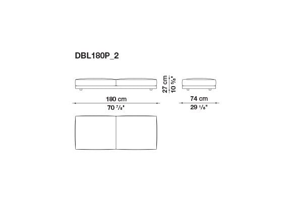 Кожаный диван B&B Italia док ARCH-00106863 - Вид №129