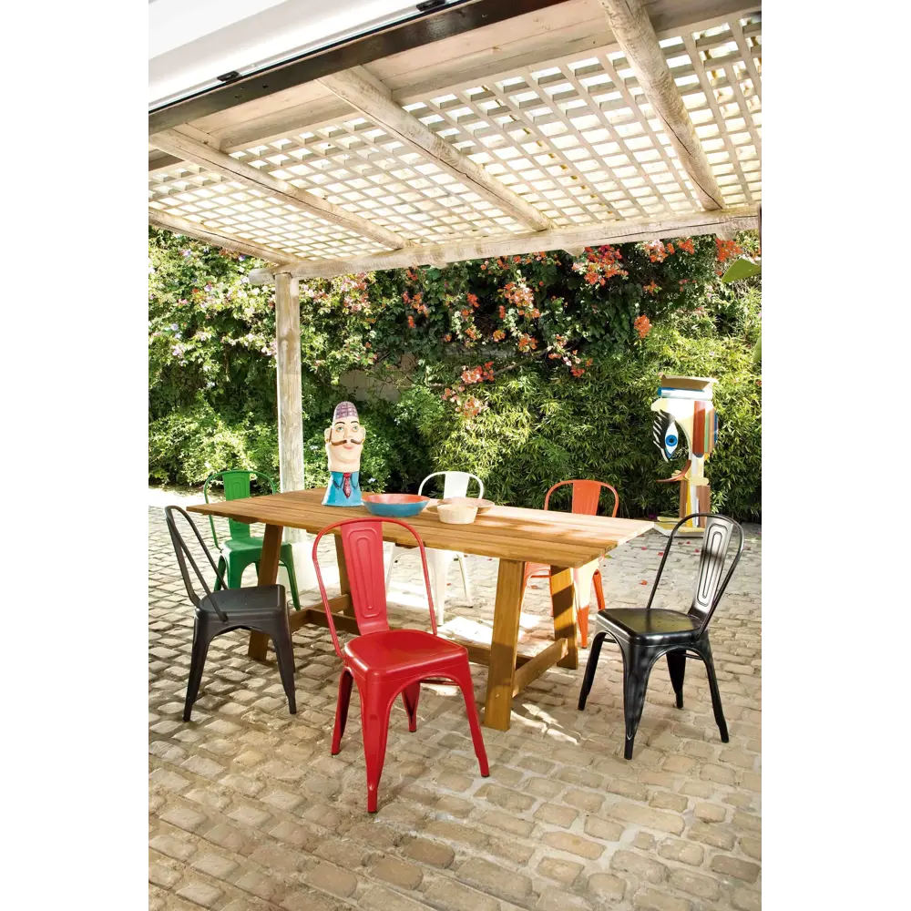 Стул садовый Soho 440x840x534 мм, металл, цвет антрацит Santreyd STLM-2052301 - Вид №6