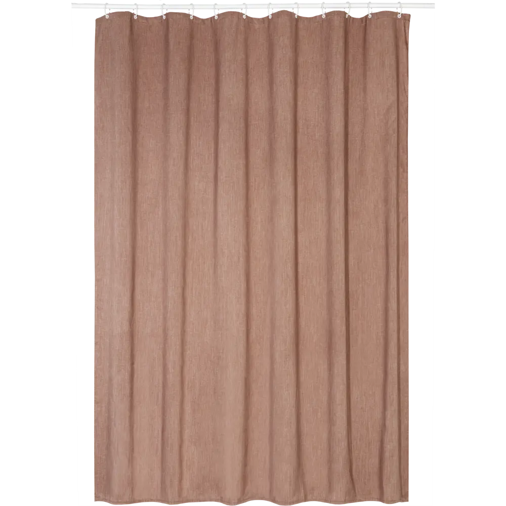 Штора для ванной Swensa Leda 180x200 см полиэстер цвет оранжевый BSC-90 STLM-2040168 - Вид №1