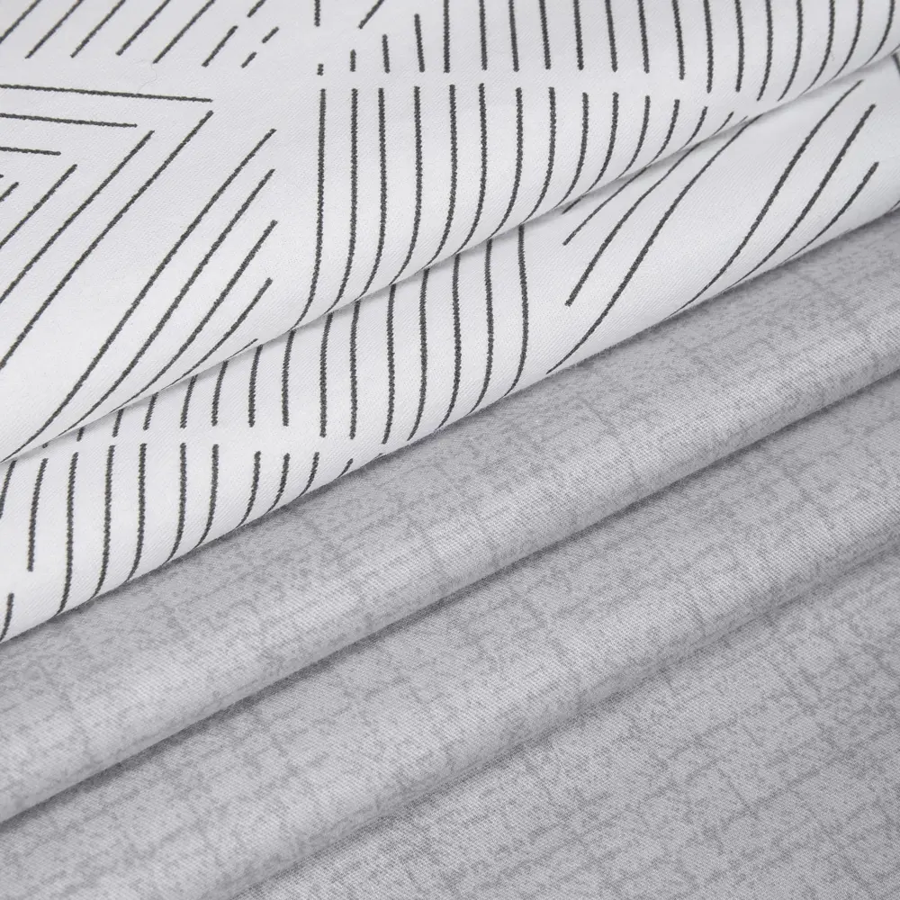 Комплект постельного белья Eclair Маркато евро сатин разноцветный STLM-2012706 - Вид №2