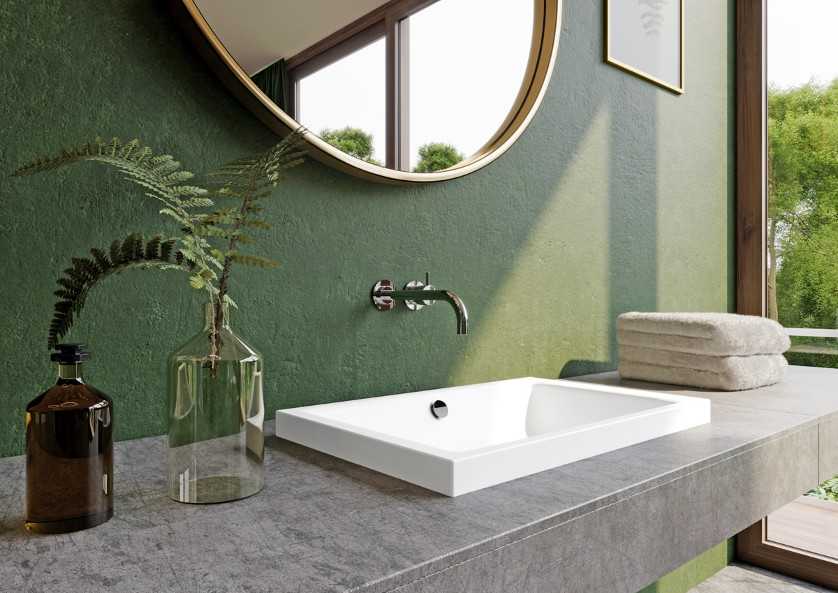 Умывальник KALDEWEI Сталь эмалированная 3173 453 холодный серый 30 31733083453 - Вид №2