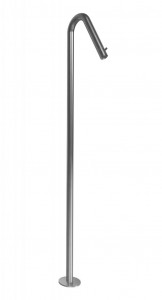 70533 / 0M Напольный смеситель для раковины из матовой нержавеющей стали 316 с прогрессивным картриджем, установленным в изливе. Bongio Time2020