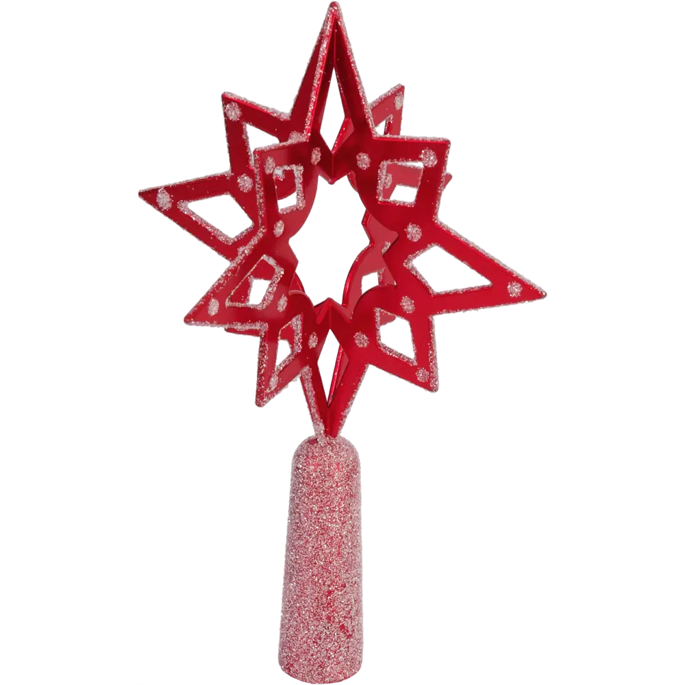 Верхушка на елку «Европейская» h19 см красный Santreyd STLM-2026870