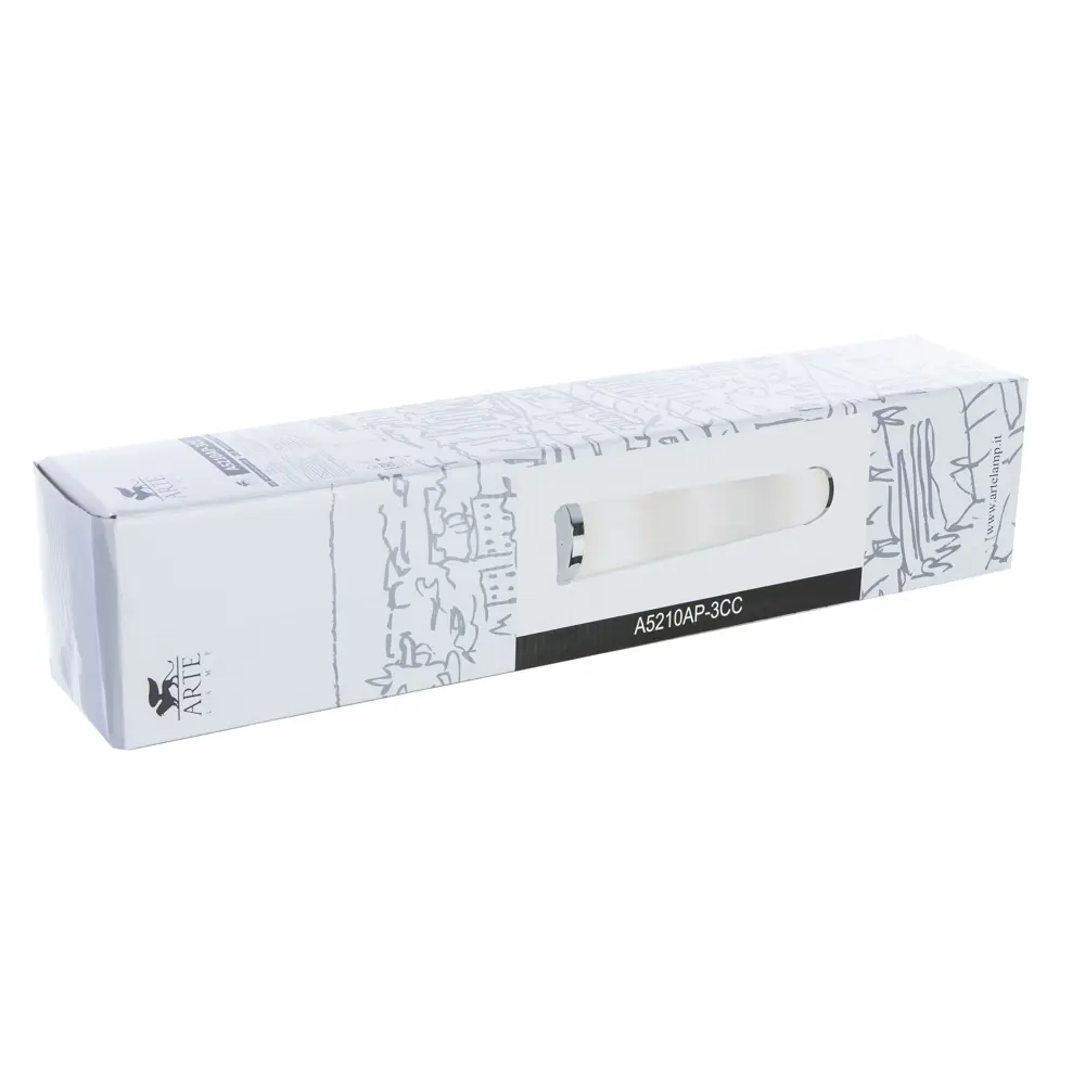 Светильник настенно-потолочный Aqua 3xE14x40 Вт, цвет хром, IP44 Arte Lamp STLM-2016470 - Вид №6