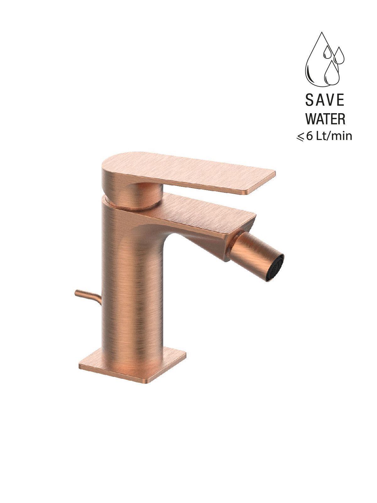 Однорычажный смеситель для биде с автоматическим сливом Rubinetterie Frattini Нарцисс ARCH-00132326 - Вид №3