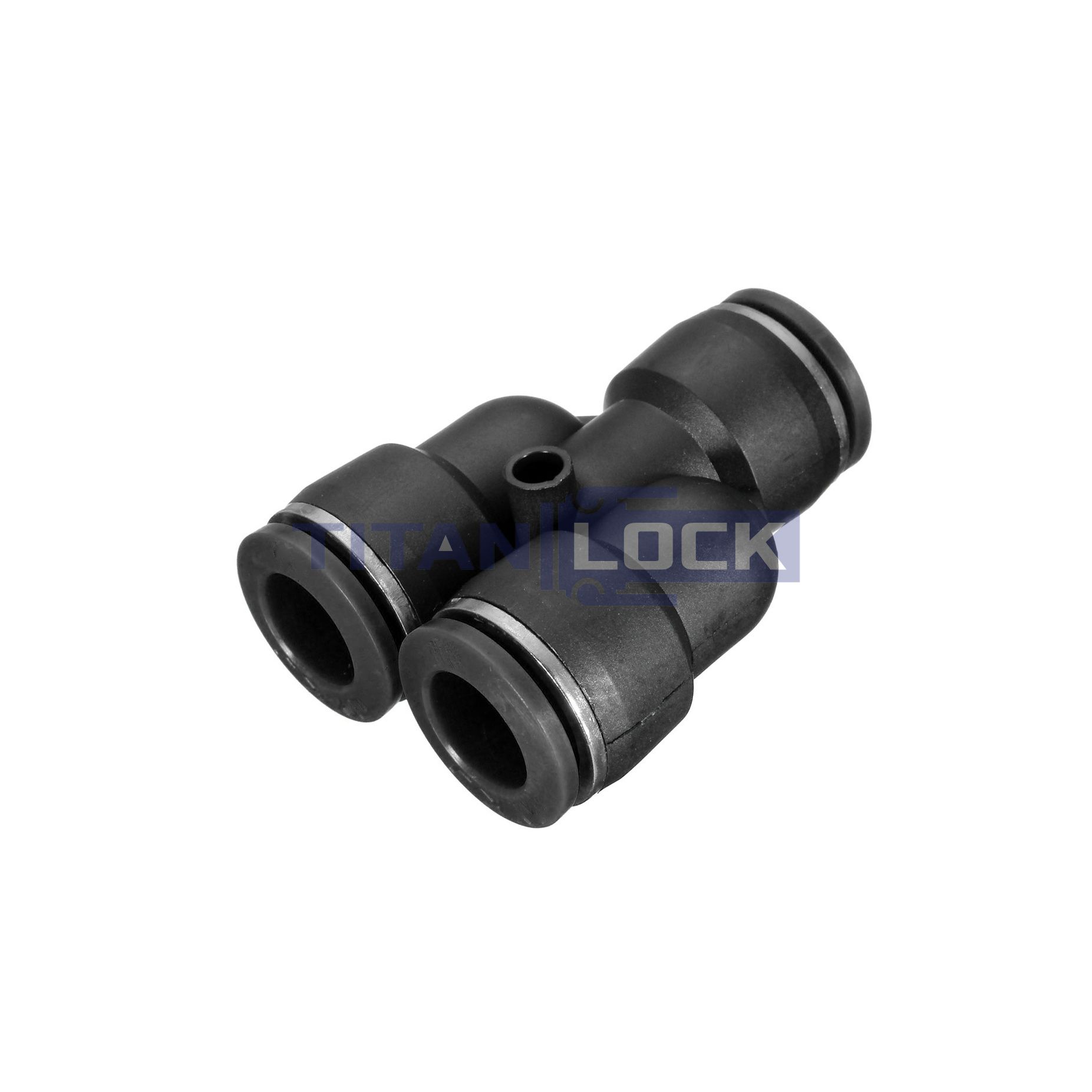 Фитинг цанговый Y-образный, 6 мм, пластик, тип PY, TLP-PY6 TITAN LOCK 