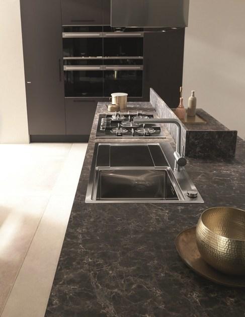 Febal Casa Кухня из лакированного ламината с островом sun-id-1418440 - Вид №3