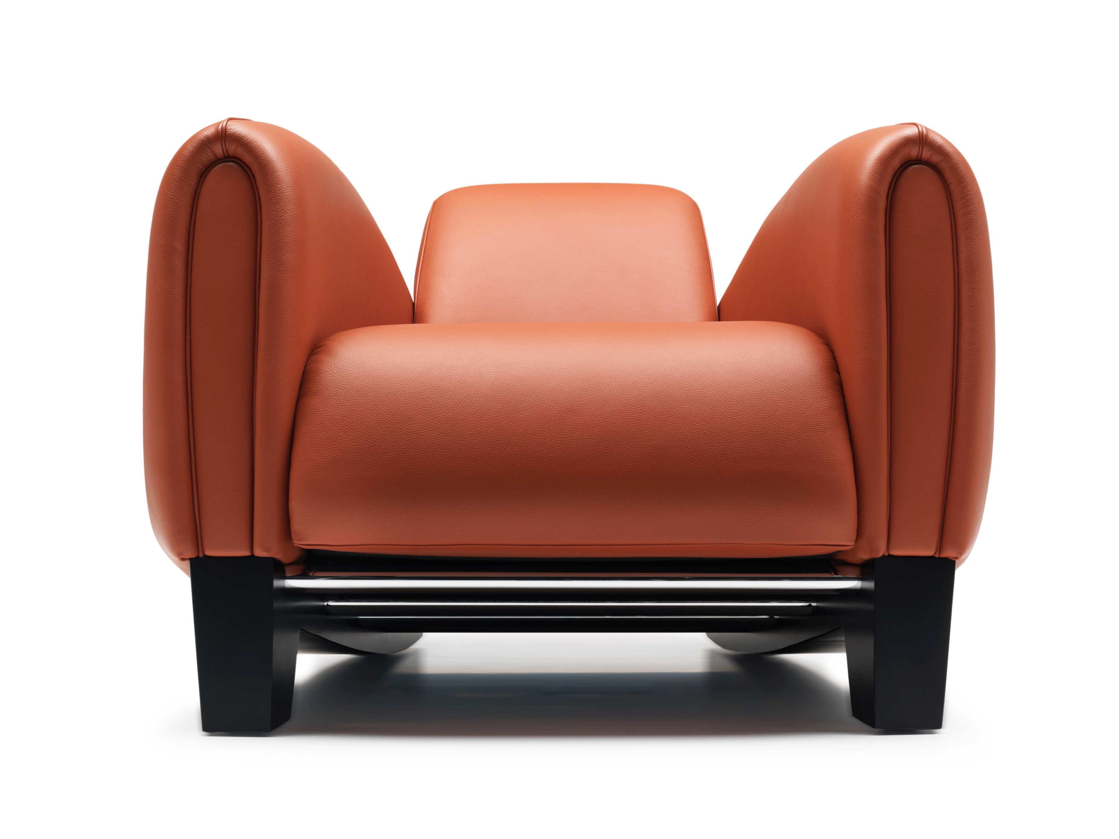 Кожаное клубное кресло с подлокотниками de Sede DS-57 AERO ARCH-00133840 - Вид №1