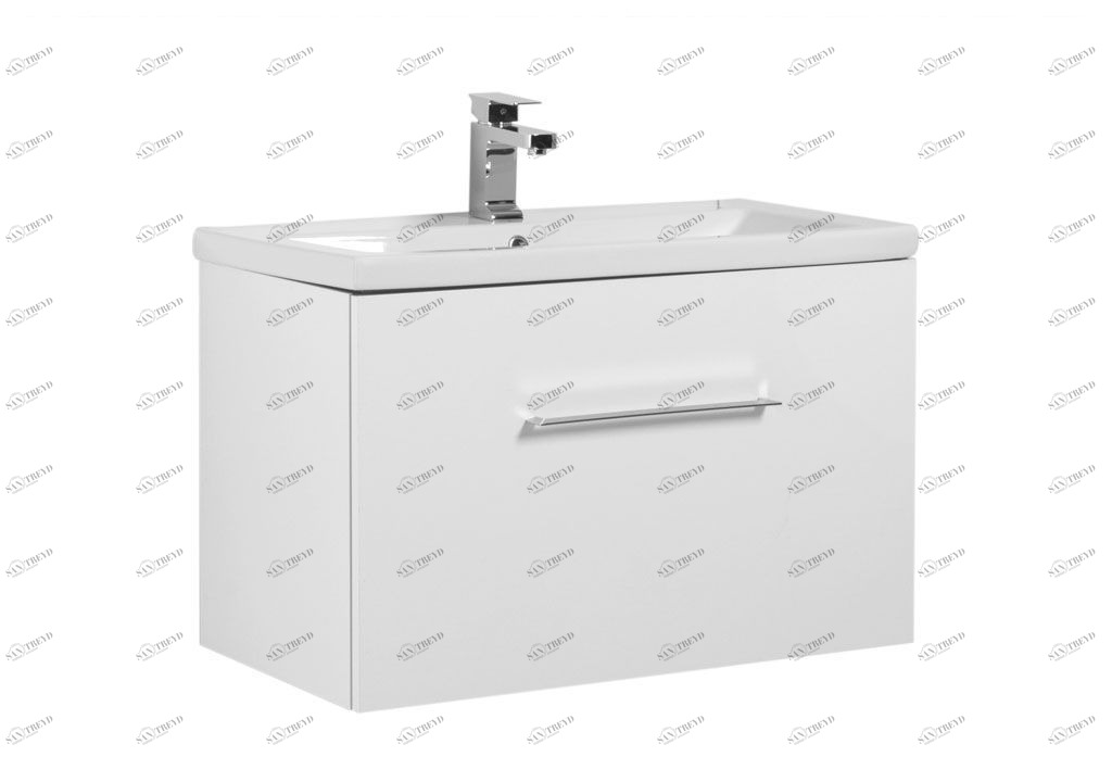 Тумба с раковиной Aquanet Порто 80 белый 0019573100183660