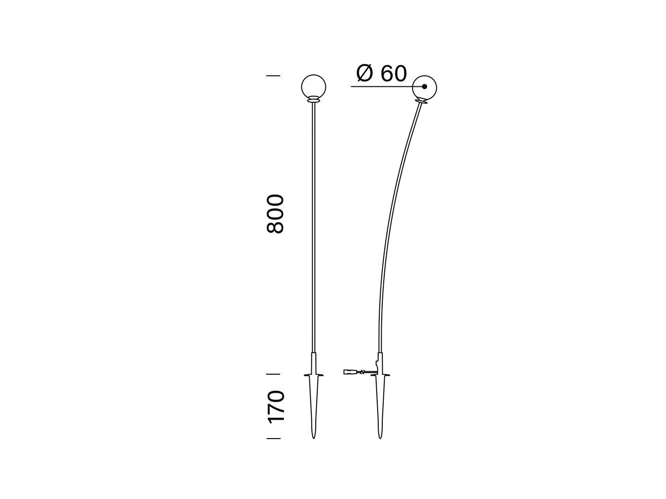 Светодиодный светильник из нержавеющей стали Platek Balina ARCH-00107202 - Вид №10