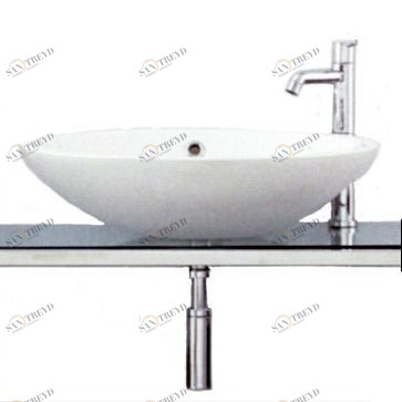 46094 Накладная раковина на столешницу  овальная Bagno Sasso 