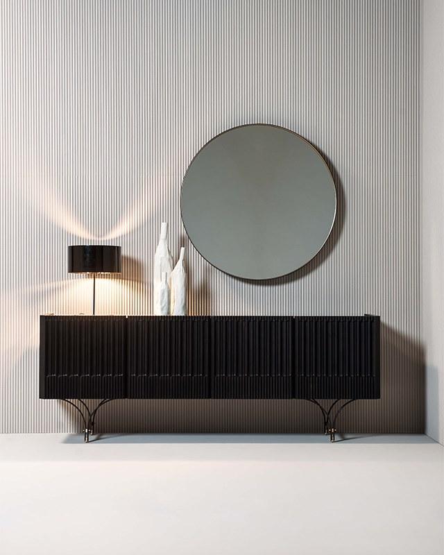 BAXTER Зеркало настенное круглое в раме sun-id-1404673 - Вид №5