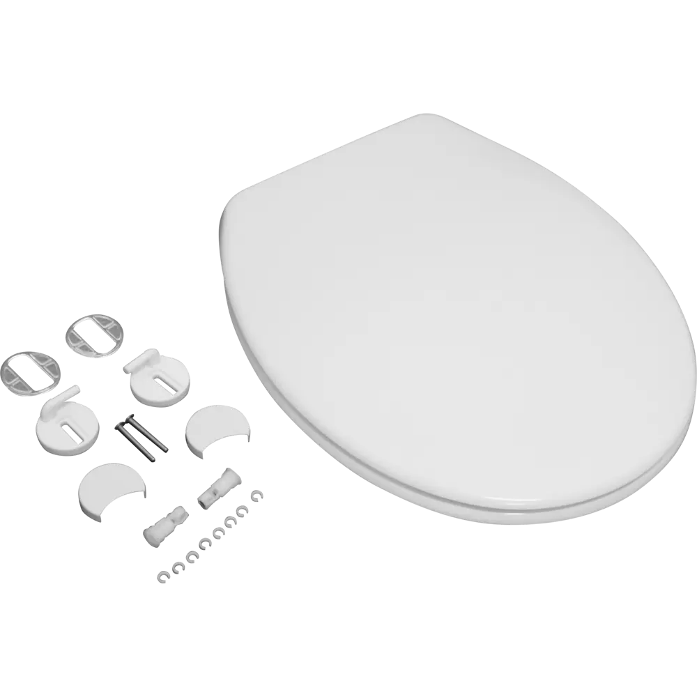 Сиденье для унитаза KONSENSA Мауро овал цвет белый STLM-2051536 - Вид №4