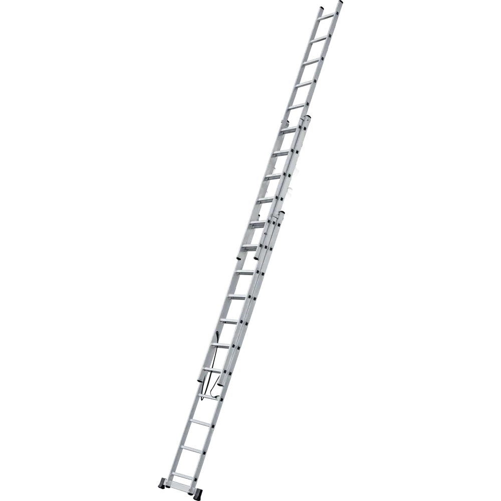 Лестница раскладная выдвижная 3-секционная DILWIS до 7.09 м 11 ступеней STLM-2105408 - Вид №8
