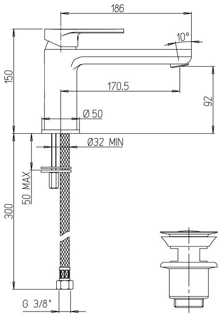 Jacuzzi ALBA 0LB00288JA01 - Вид №1