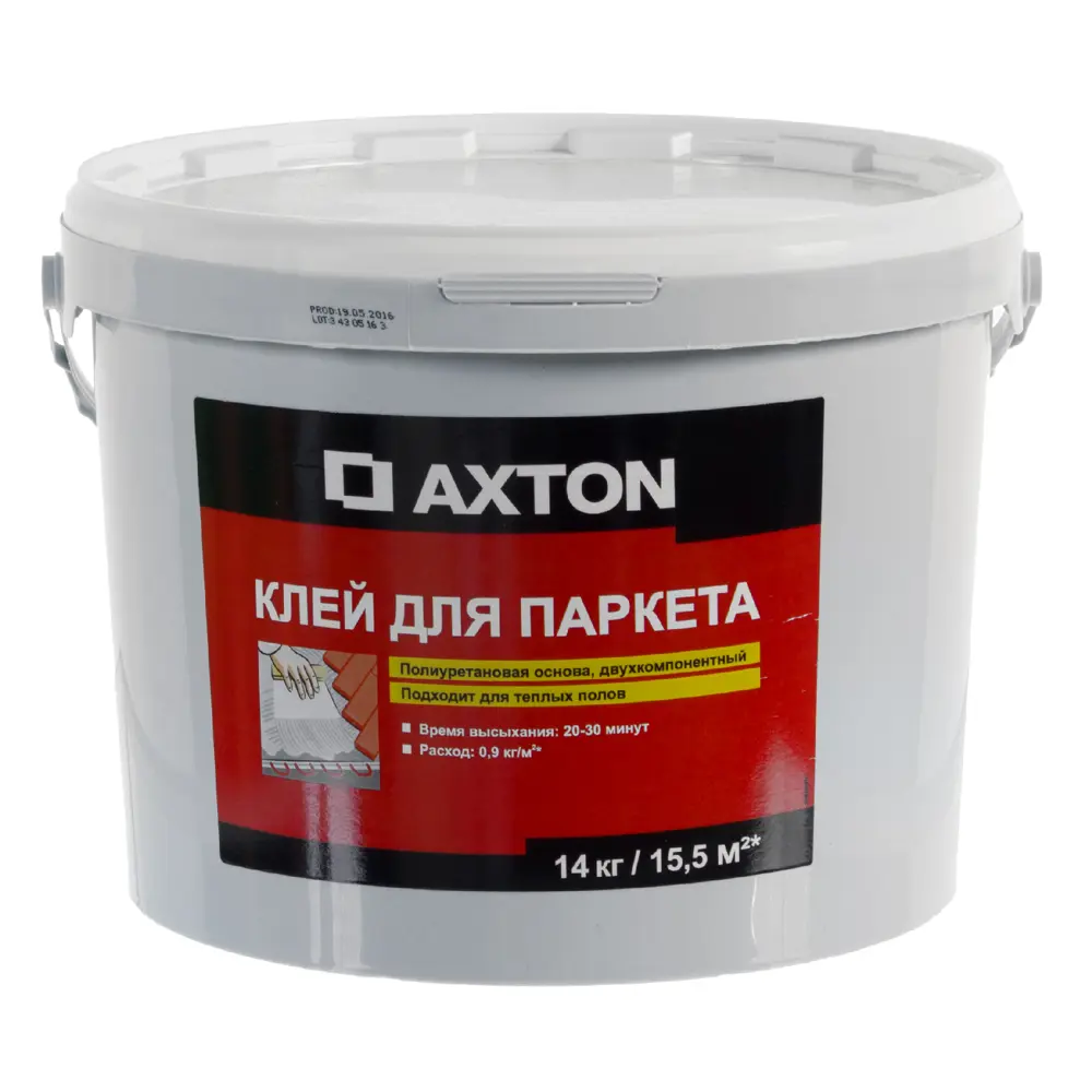Клей для паркета Axton двухкомпонентный 14 кг 17924066 STLM-2173620 