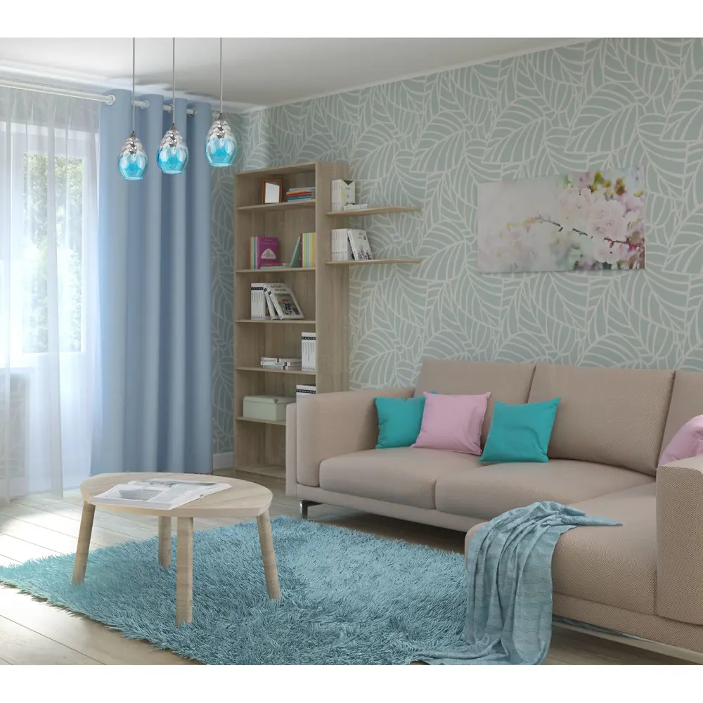 Обои флизелиновые Rasch Selection Vinyl Vlies синие 0.53 м 603606 Selection Vinyl/Vlies STLM-2110379 - Вид №4