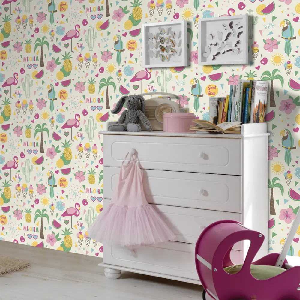 Обои флизелиновые Rasch Kids & Teens III «Aloha» 0.53 м RA 815238 STLM-2098524 - Вид №3