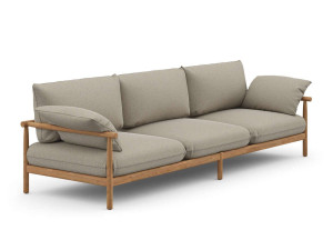 4-местный диван из ткани и тика