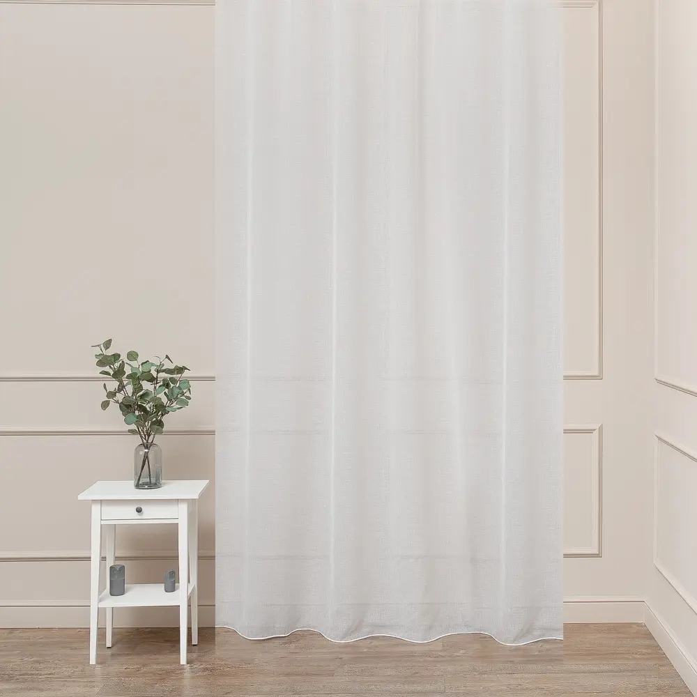 Тюль 1 м/п Фентези лен 280 см цвет белый TEX REPUBLIC STLM-2084808 - Вид №3