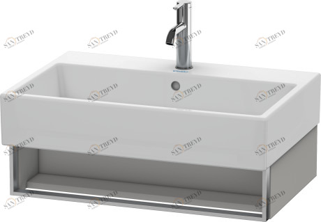 VA602600707 Тумбочка подвесная Vero Air #VA6026 684 x 431 мм Бетонно-серый матовый декор Duravit