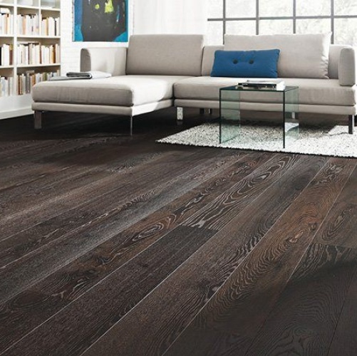 Паркетная доска Haro 4000 Series Top connect термо Форте Дуб Натур с брашью (Текстурированная) 2200х173 мм 531766 - Вид №1