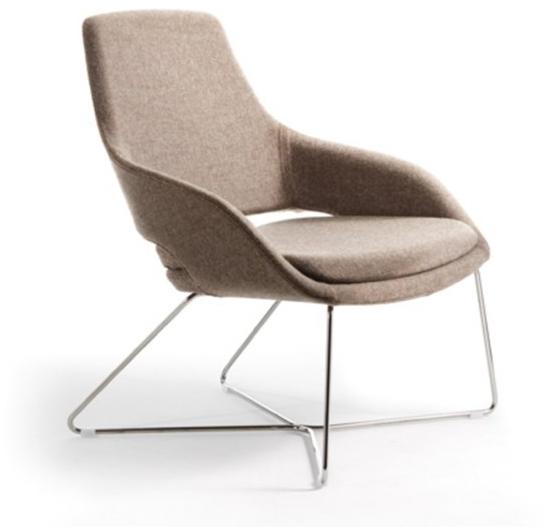 Sinetica Стул с обивкой из ткани с подлокотниками Captain sun-id-1511890 - Вид №1