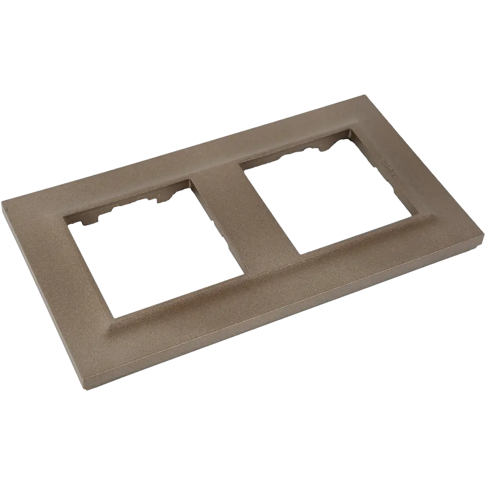 Рамка для розеток и выключателей Legrand Structura 2 поста, цвет шампань STLM-2039569 - Вид №2