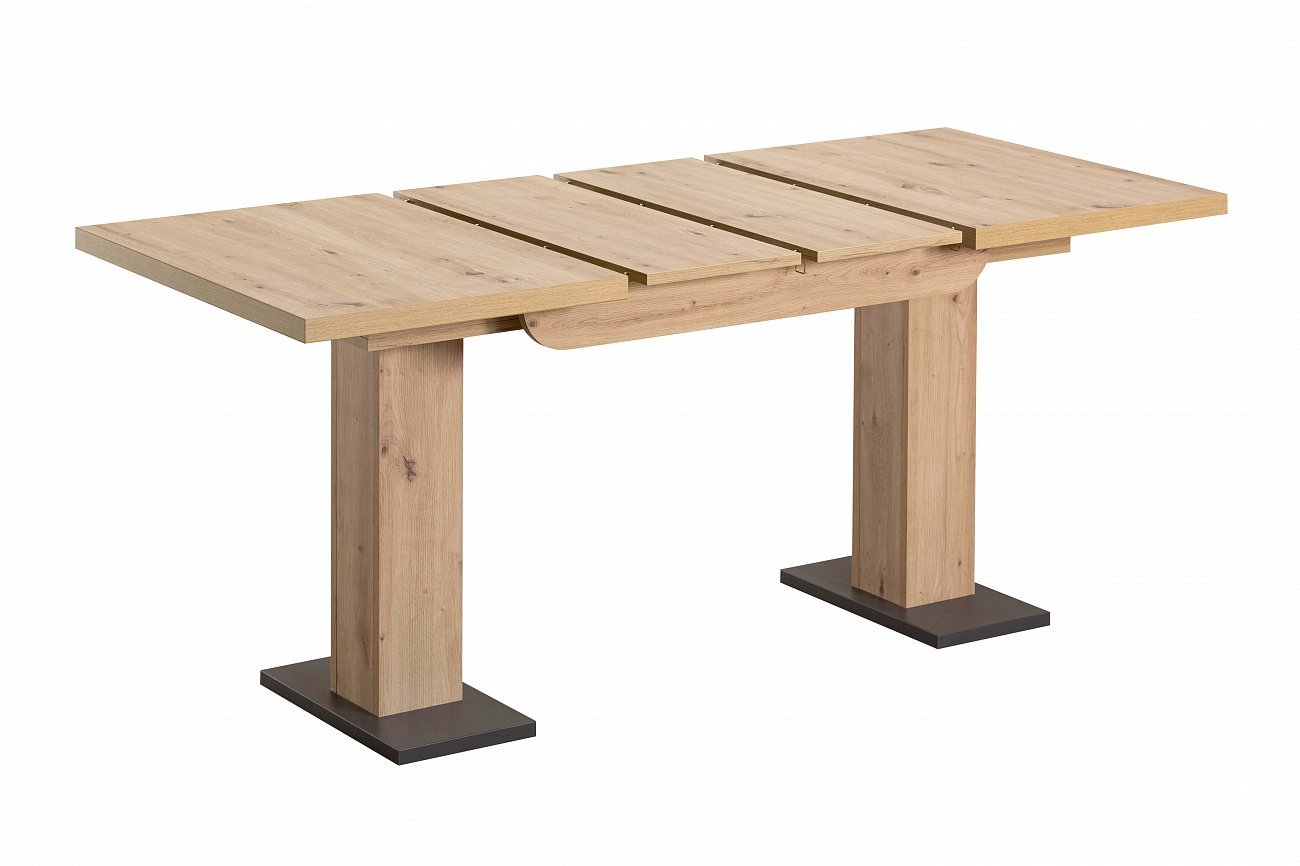 Стол обеденный раздвижной 110-166 см светло-коричневый Clyde STOOL GROUP  00-3958855 Коричневый  - Вид №5