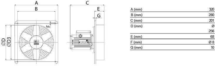 Vortice Спиральный аспиратор Vorticel e 40356 - Вид №1