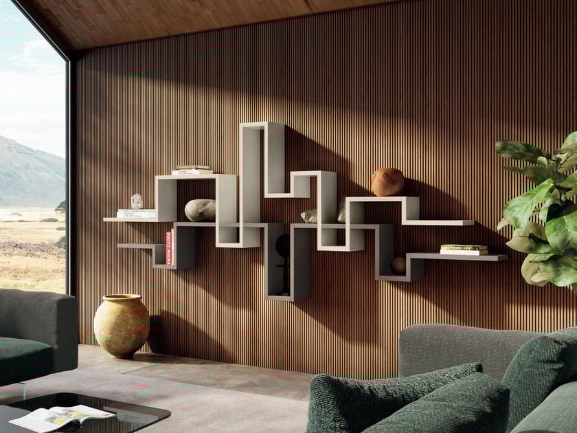 Деревянный подвесной книжный шкаф Lago LagoLinea ARCH-00113767