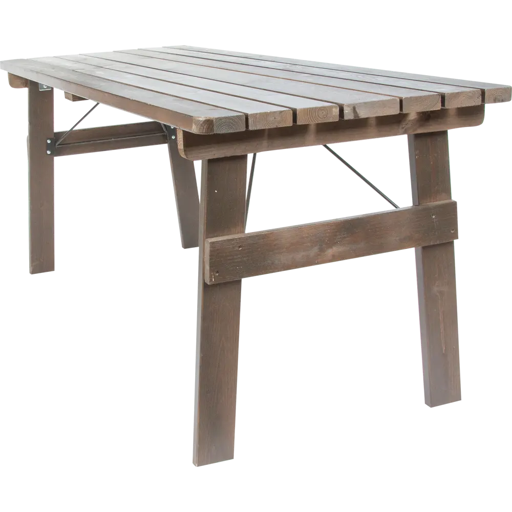 Стол садовый «Лугано», 73х67х180 см, цвет венге Santreyd STLM-2115941 - Вид №5