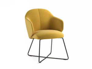 Сани стул с подлокотниками