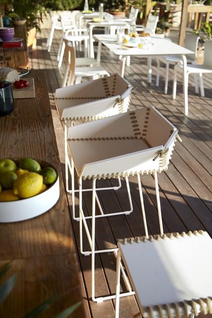 GANDIABLASCO Высокий табурет со спинкой Textile sun-id-1357679 - Вид №4