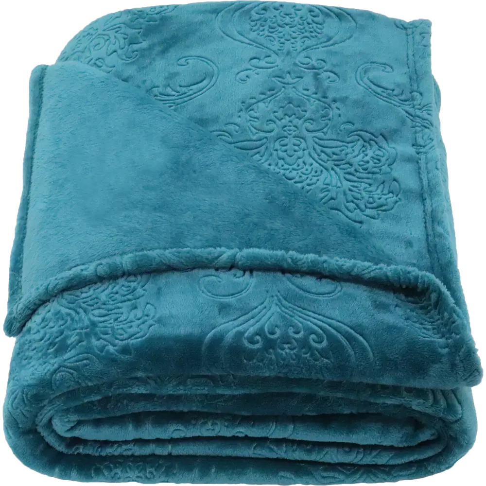 Плед «Lite Wisp» 180x200 см фланель цвет бирюзовый Santreyd STLM-2149899 - Вид №2